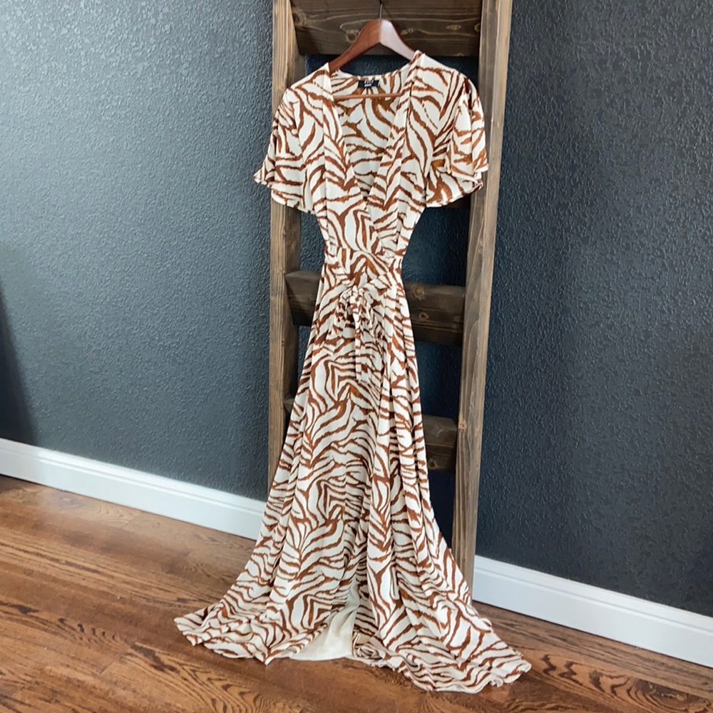 Long Wrap Dress
